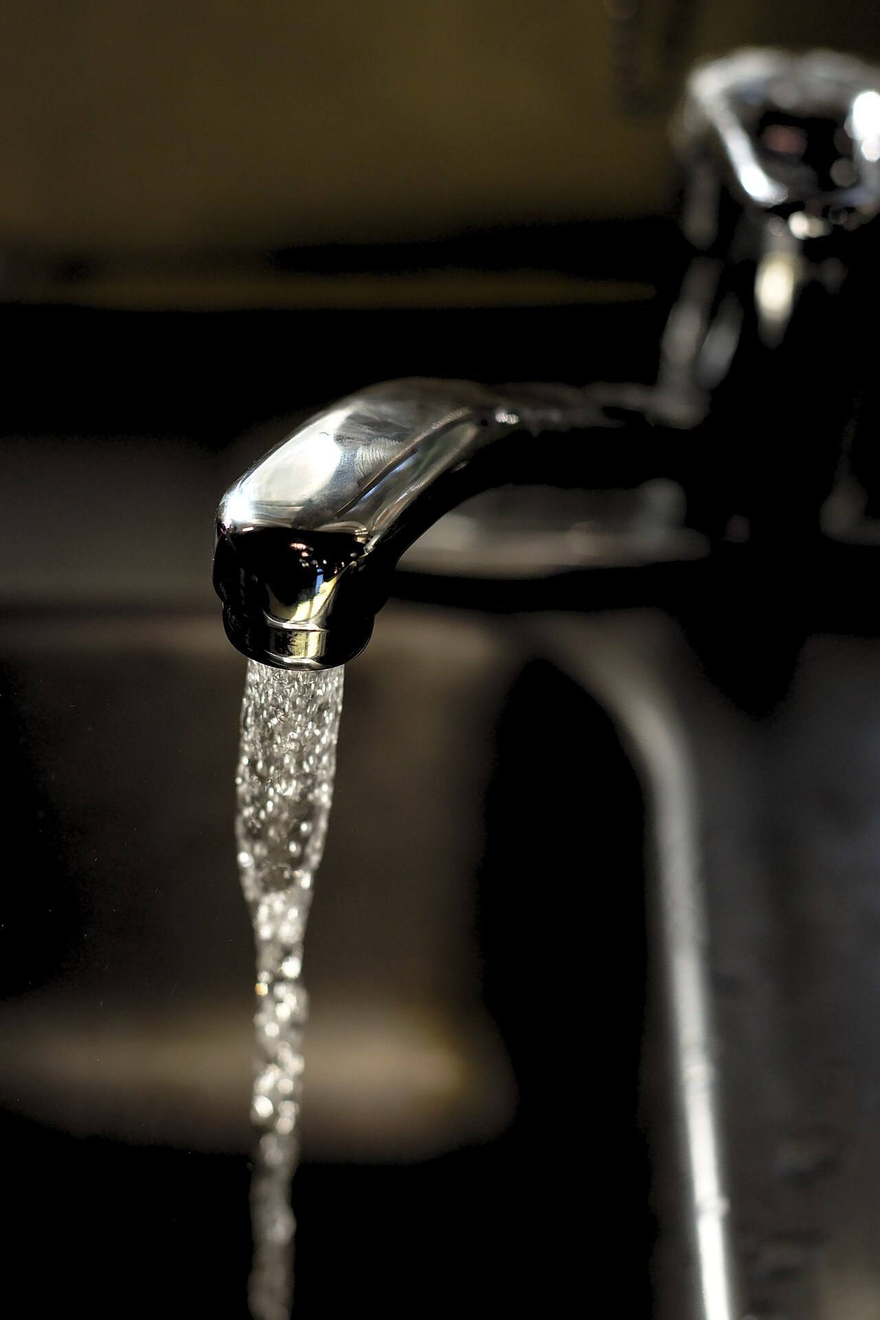 Kitchen Faucet in Sunlight