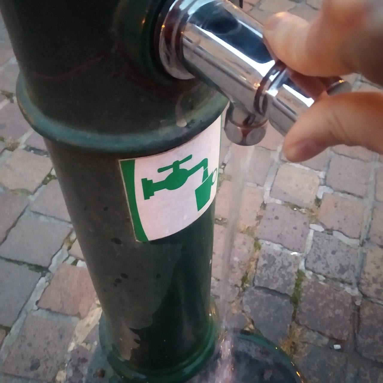 water flowing from drinking water tap